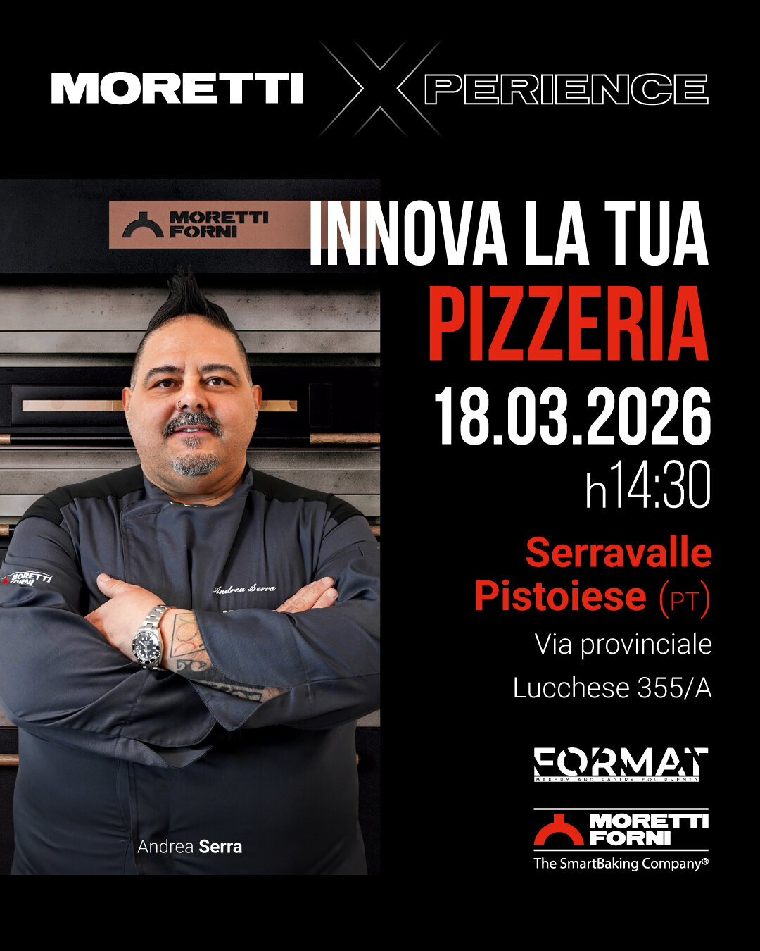 03 18 Invito Moretti Xperience Format Serra Innova