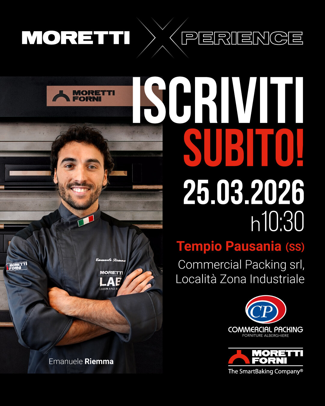 03 25 Invito Moretti Xperience CommercialPacking Riemma Iscriviti